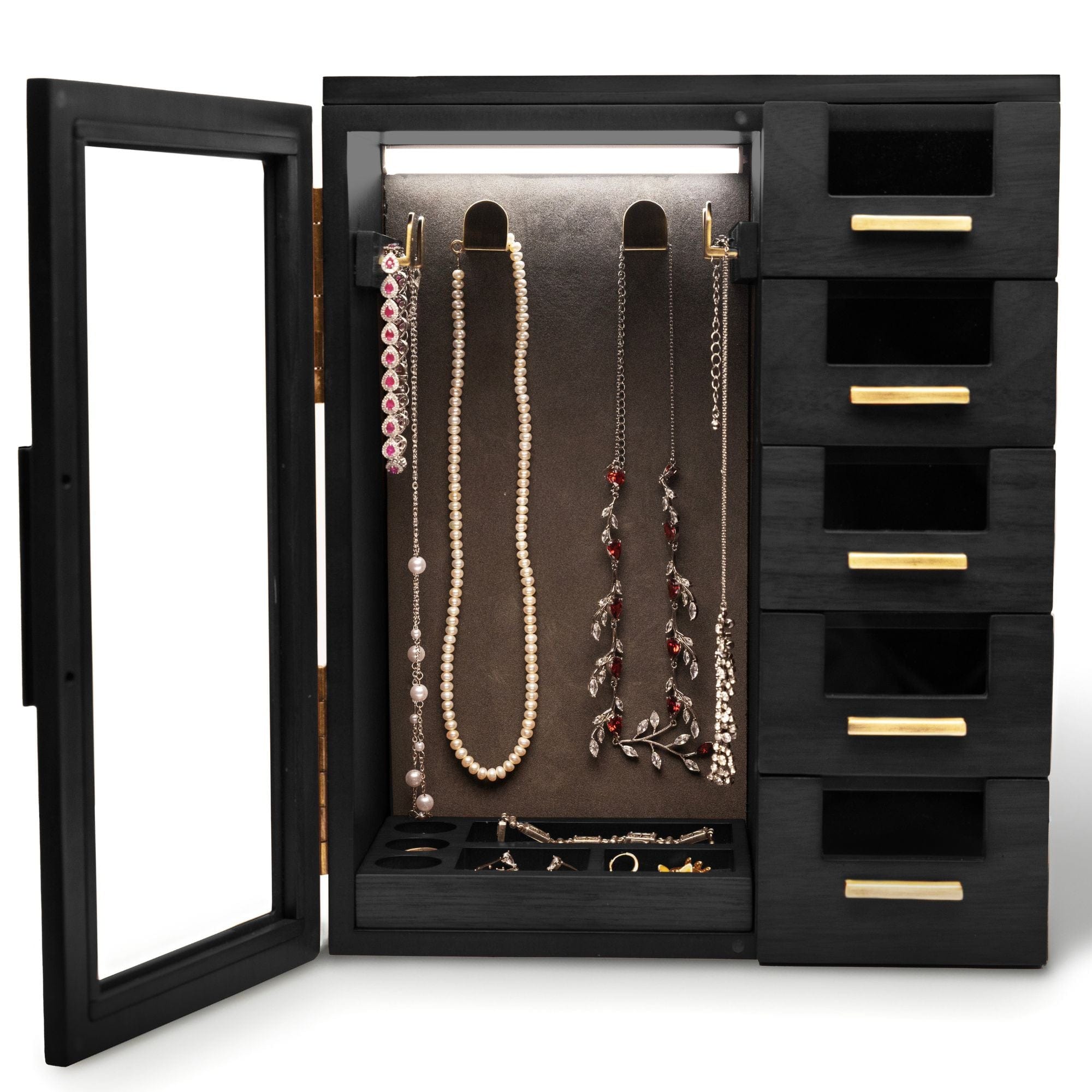 Holme & Hadfield Jewelry Organizer Black The Gallery