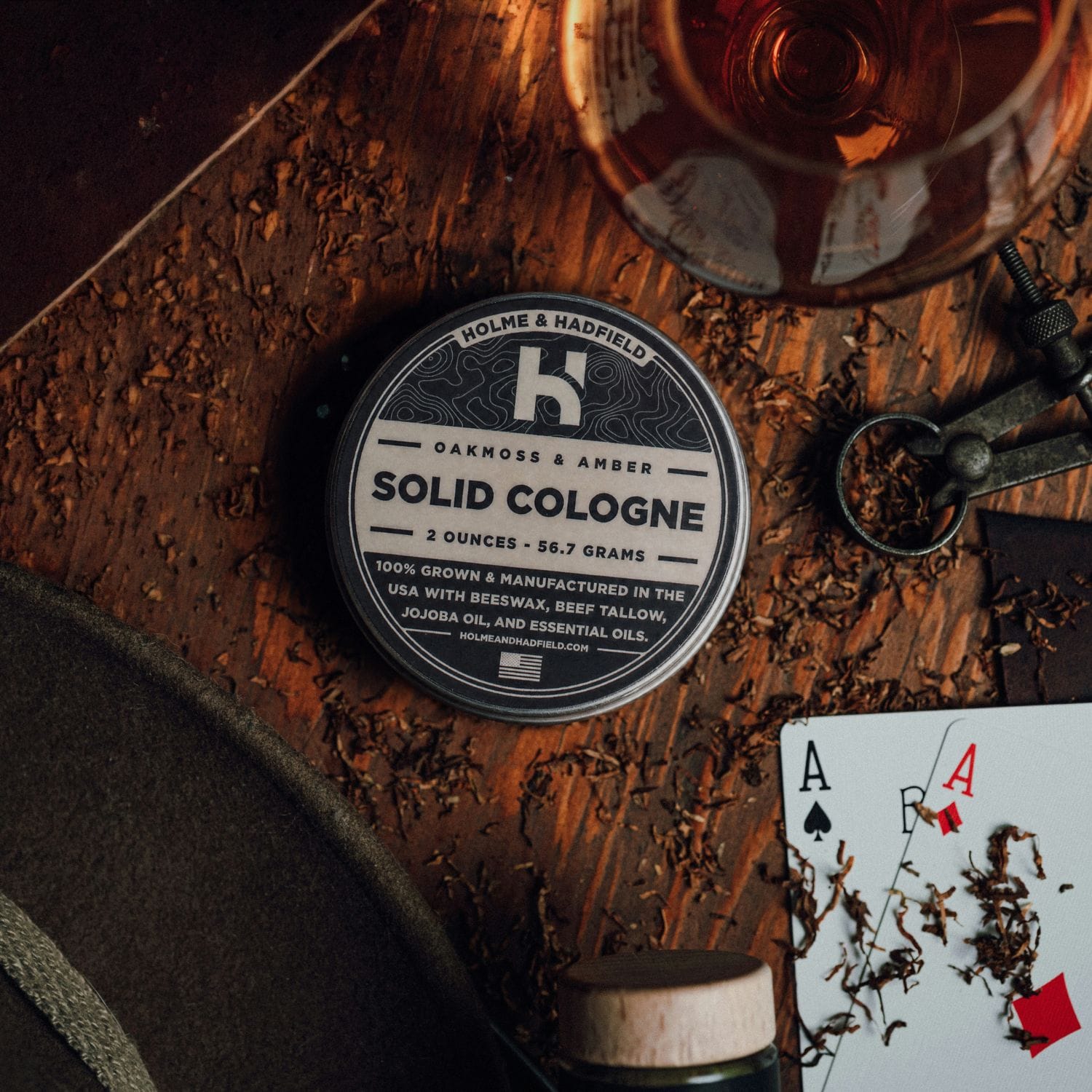 Holme & Hadfield Oakmoss & Amber Solid Cologne