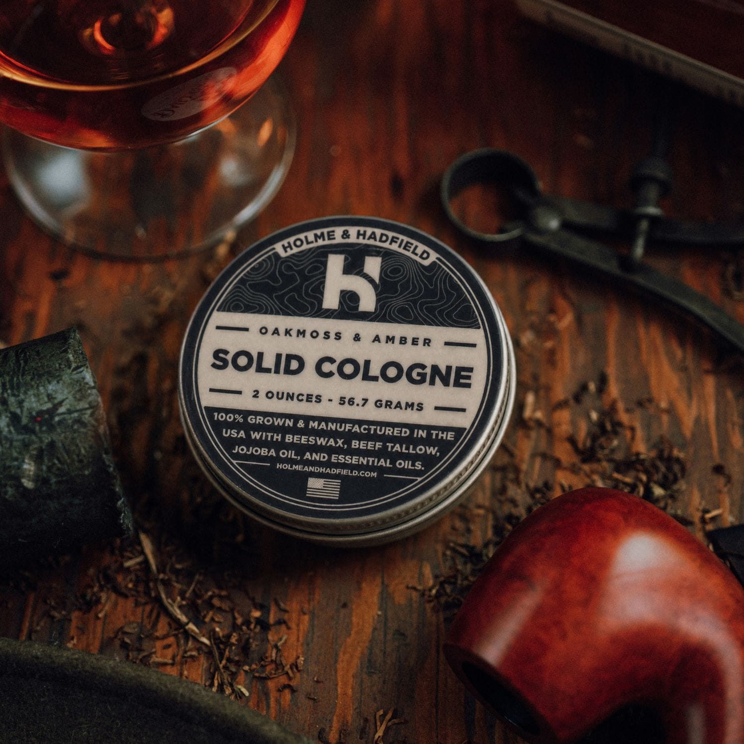 Holme & Hadfield Oakmoss & Amber Solid Cologne