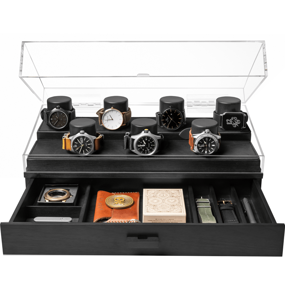 Holme & Hadfield Watch Case Black The Collector