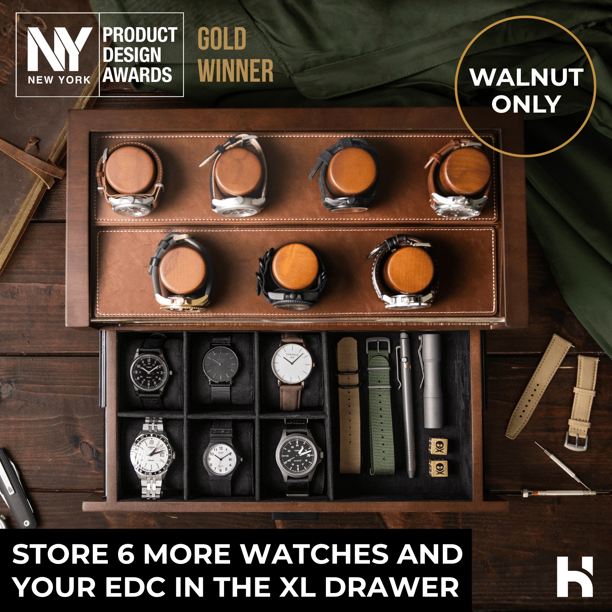 Holme & Hadfield Watch Case The Collector