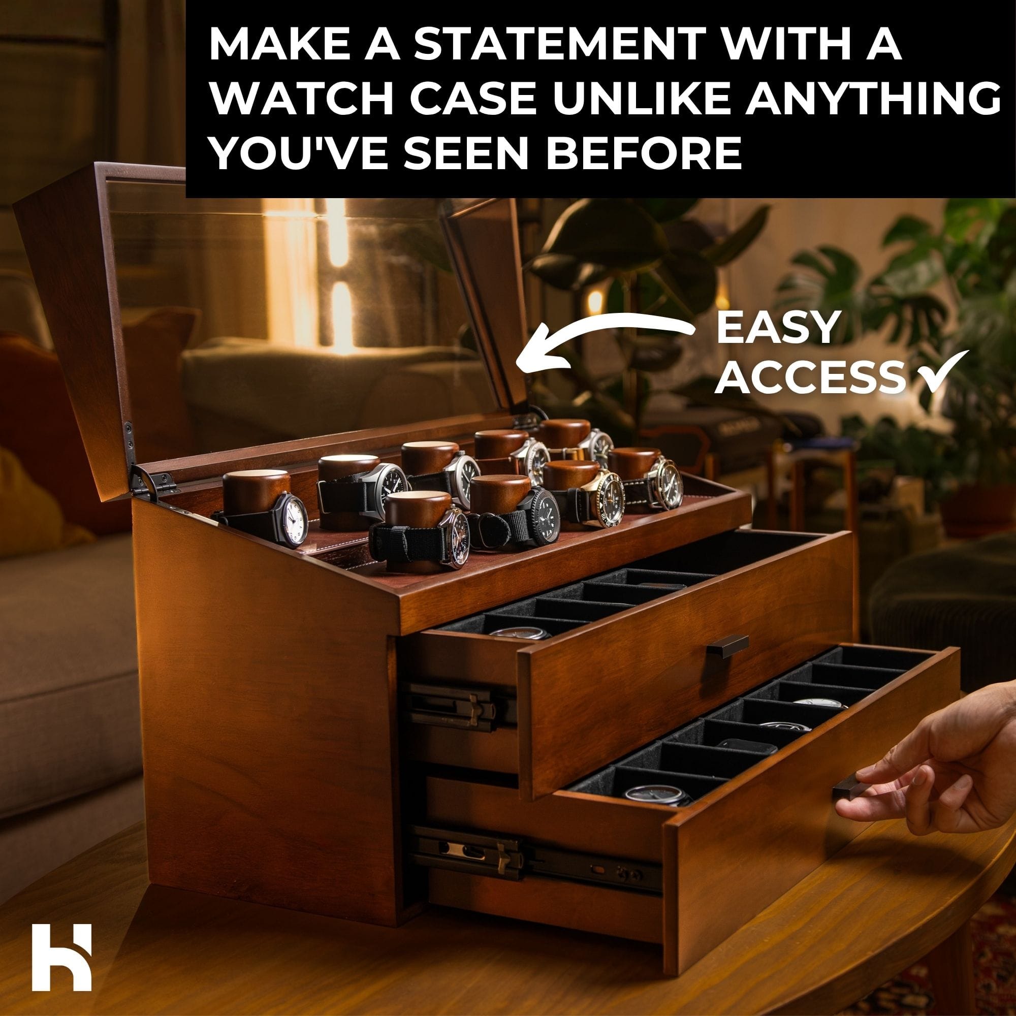 Holme & Hadfield Watch Case The Legacy